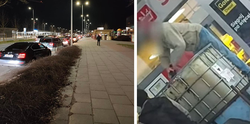 Kolejki na stacjach paliw. Mieszkancy Włocławka i regionu tankują za ogromne kwoty. Fot. Facebook - Daniel tobjasz/nadesłane