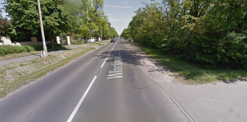 Droga z Włocławka do Szpetala Górnego zostanie przebudowana. Fot. Google Maps