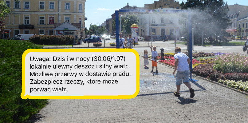 IMGW-PIB wydał dla Włocławka i okolic dwa ostrzeżenia drugiego stopnia. Fot. Natalia Seklecka
