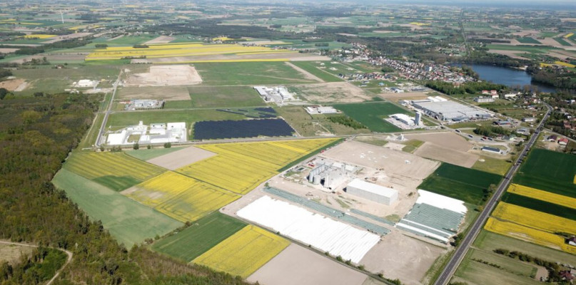Strefa Przemysłowa w Lubieniu Kujawskim liczy ok. 200 hektarów. Fot. Urząd Miejski w Lubieniu Kujawskim