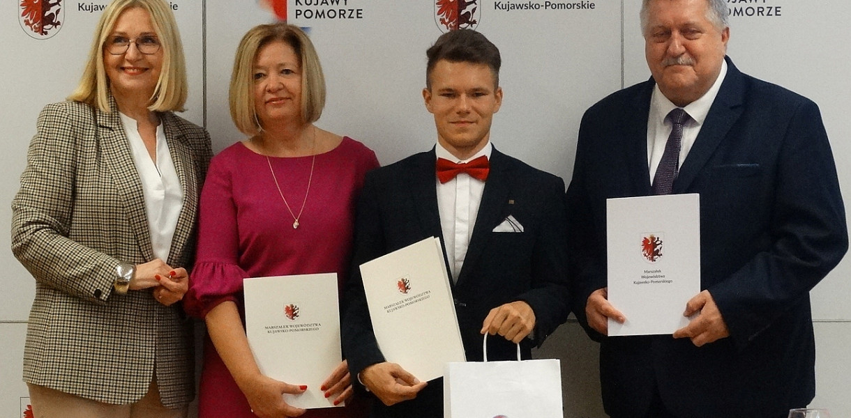 Piotr Paczkowski to jeden z najlepszych maturzystów w Polsce. Fot. Szymon Zdziebło dla UMWKP.
