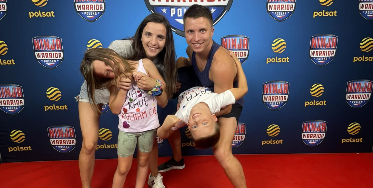Włocławianin w finale Ninja Warrior Polska. Fot. Katarzyna Baranowska. 