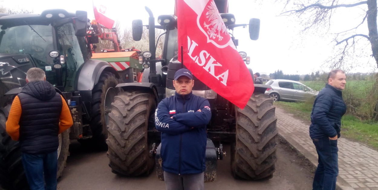 Michał Taczek, pełnomocnik Agrounii w kujawsko-pomorskim. Fot. Agrounia. 