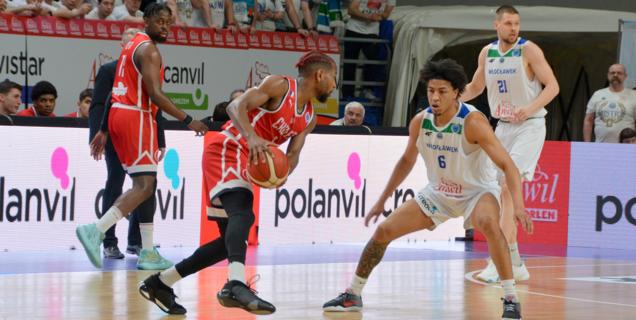 Anwil Włocławek wygrał w Hali Mistrzów z francuskim Cholet Basket 81:77. Fot. DD. 