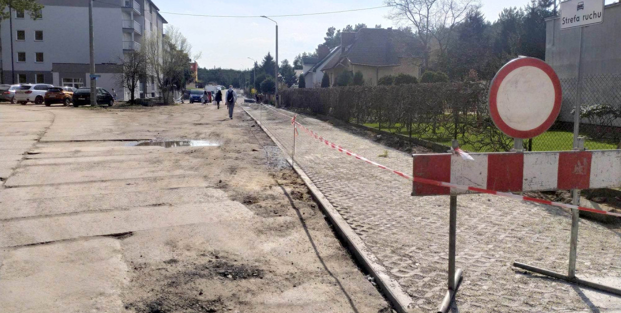 Ulica Wilgi podczas zakończonej właśnie przebudowy. Fot. nadesłane. 