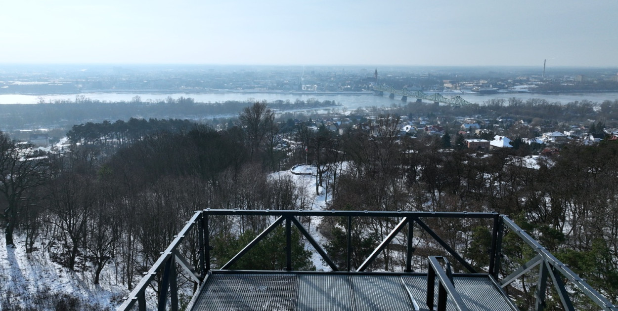 Taki będzie widok z wieży widokowej na Zawiślu. Fot. Rafał Jendrzejewski.
