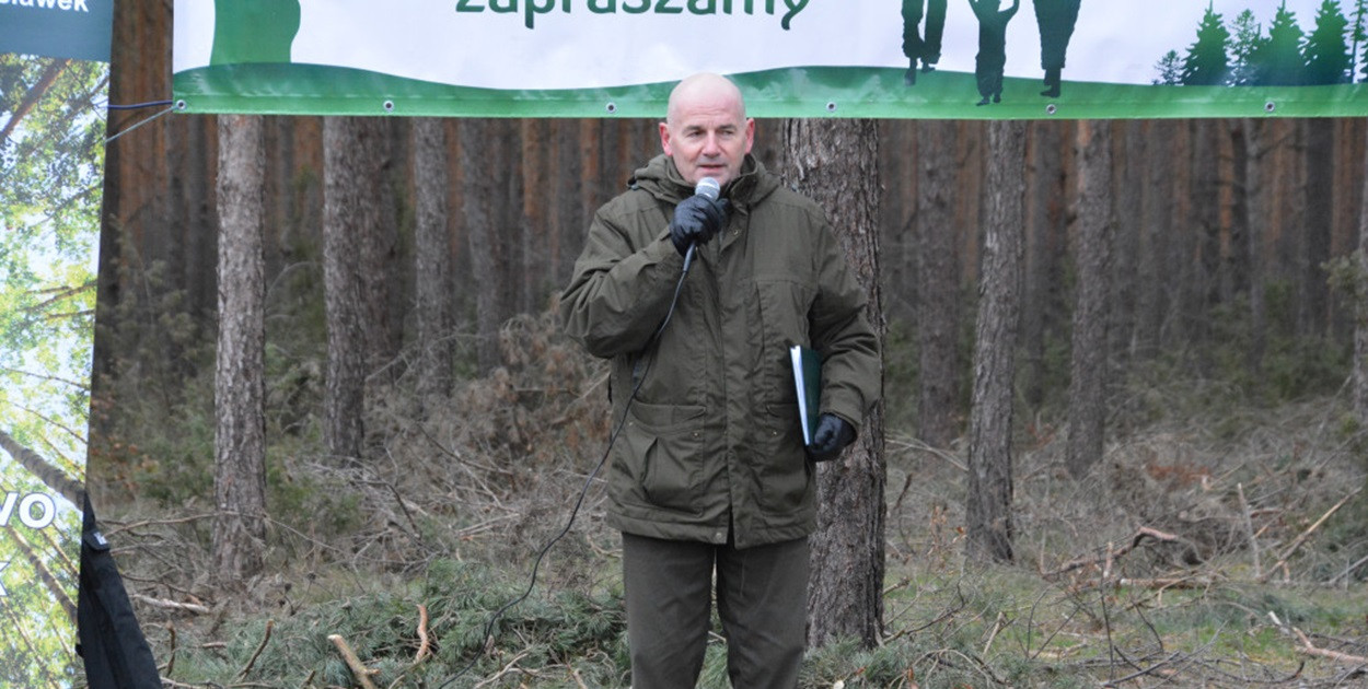 Mirosław Kędroń, nowy nadleśniczy we Włocławku. Fot. K.K