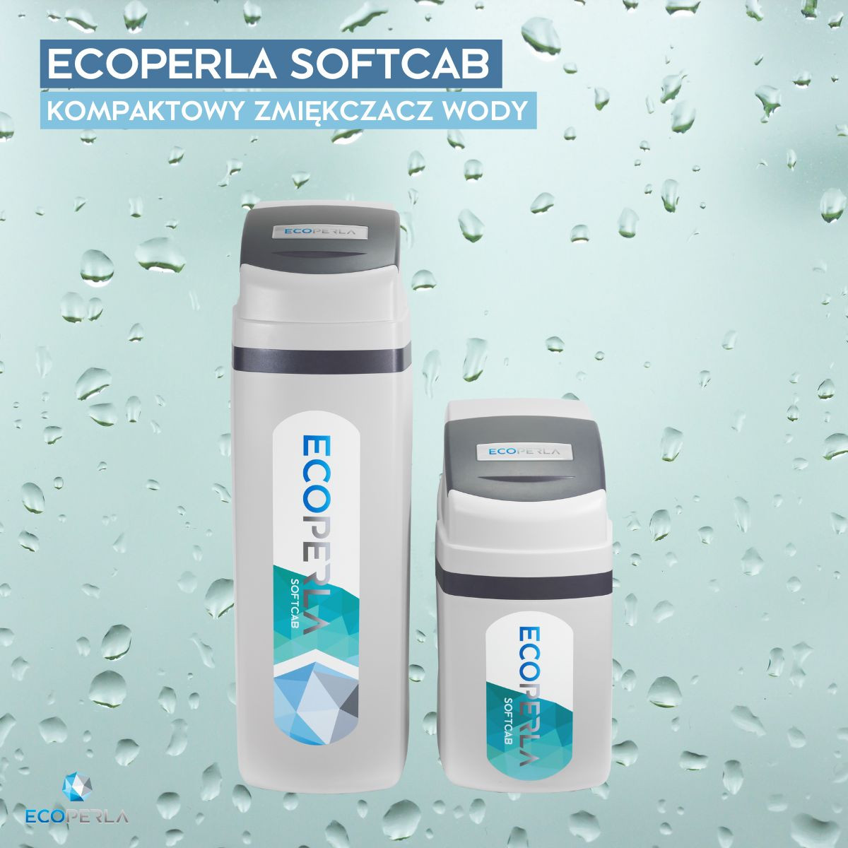 Kompaktowy zmiękczacz wody Ecoperla Softcab