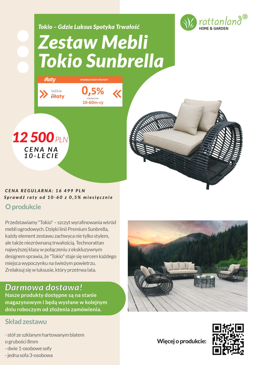 	promocje meble ogrodowe rattanland