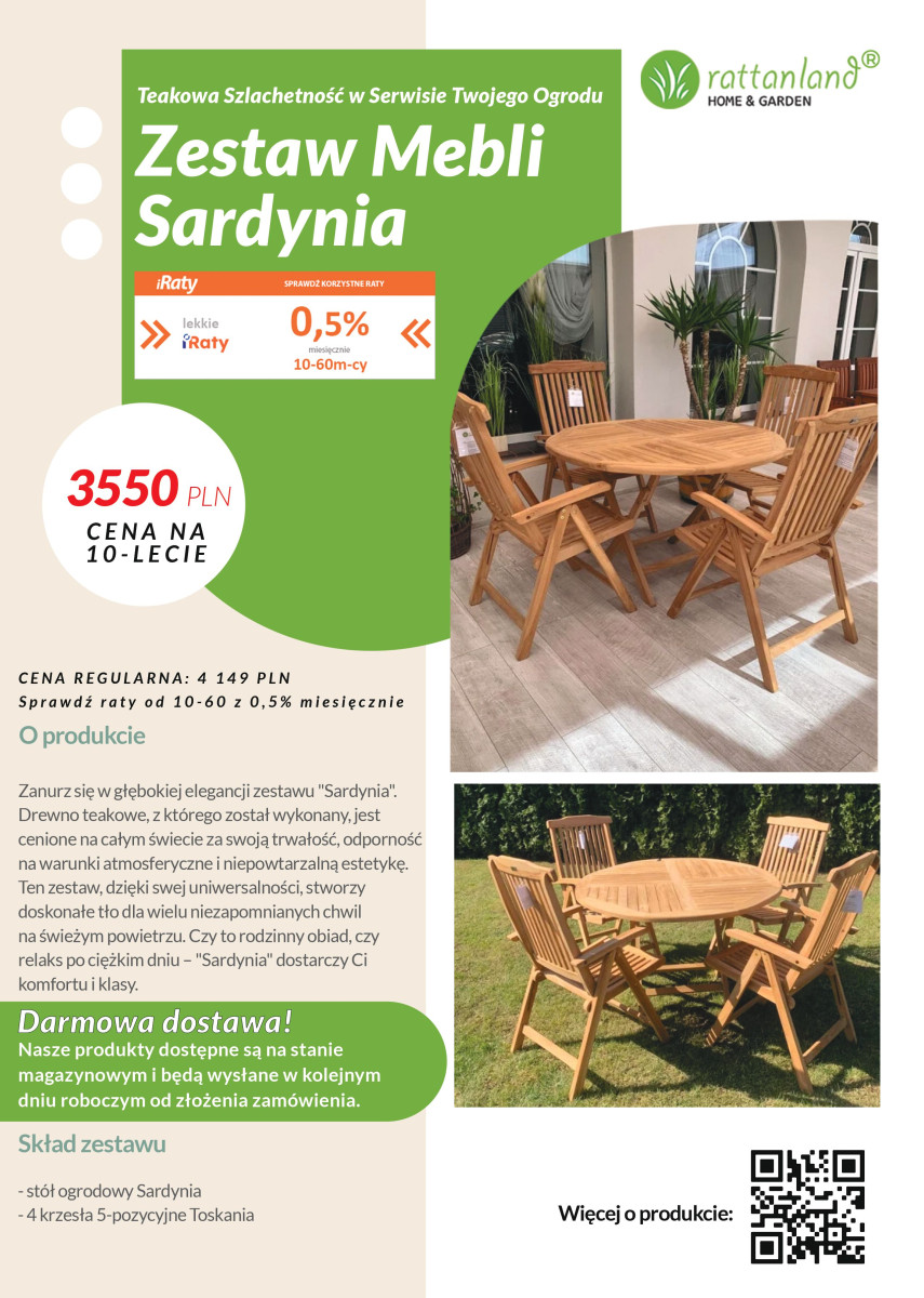 	promocje meble ogrodowe rattanland
