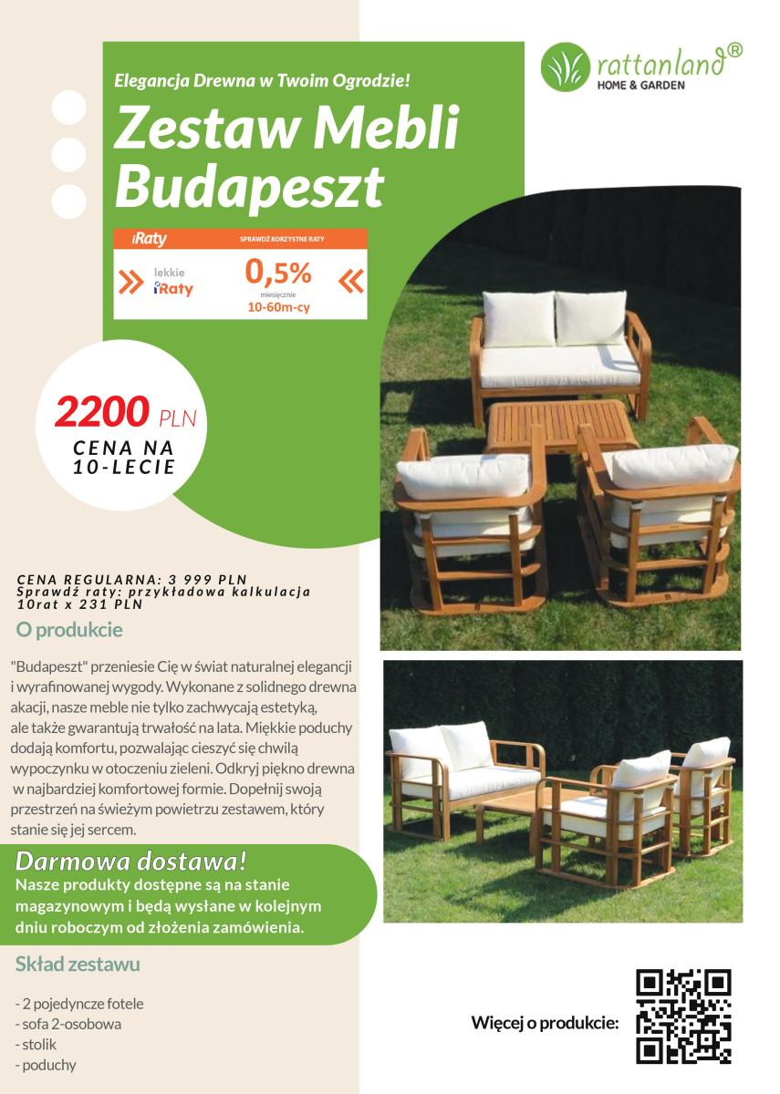 promocje meble ogrodowe rattanland