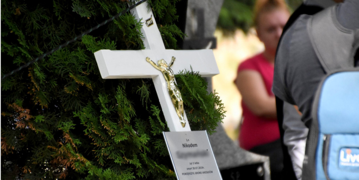 Nikodema pochowano na cmentarzu we Włocławku 3 sierpnia 2019 roku. Fot. Archiwum DD. 