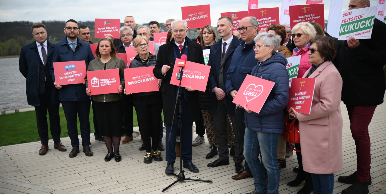 Konferencja prasowa Lewicy. Fot. Marika Lewandowska. 