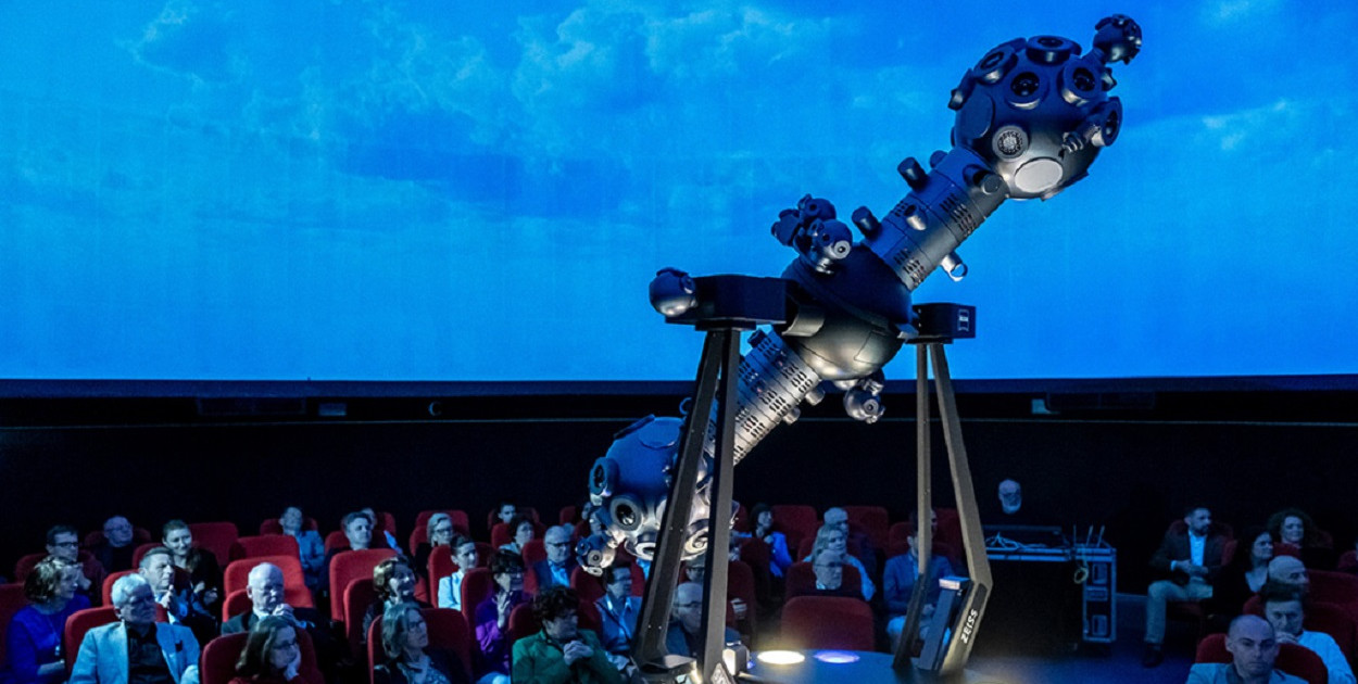 Projektor gwiazd w Planetarium Toruń .Fot: Wojtek Szabelski dla UMT