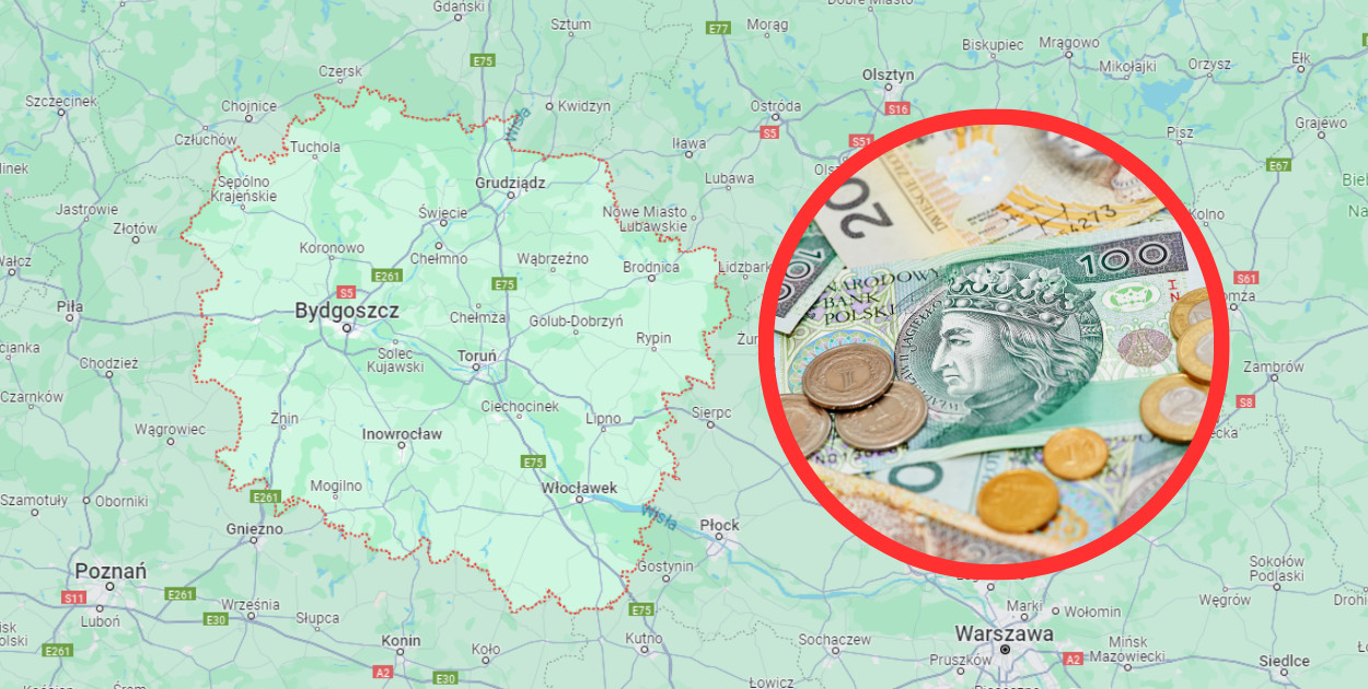 Fot. Zrzut ekranu z Google Maps / Canva Pro