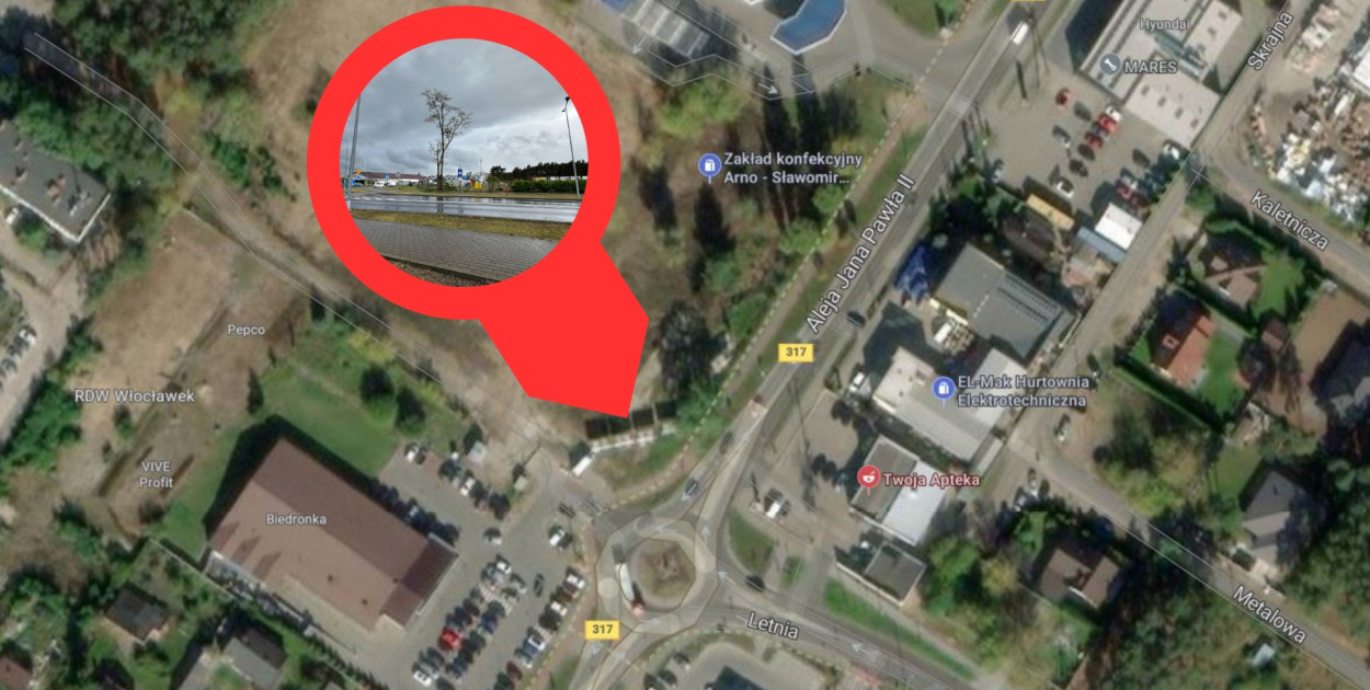 Zrzut ekranu Google Street View