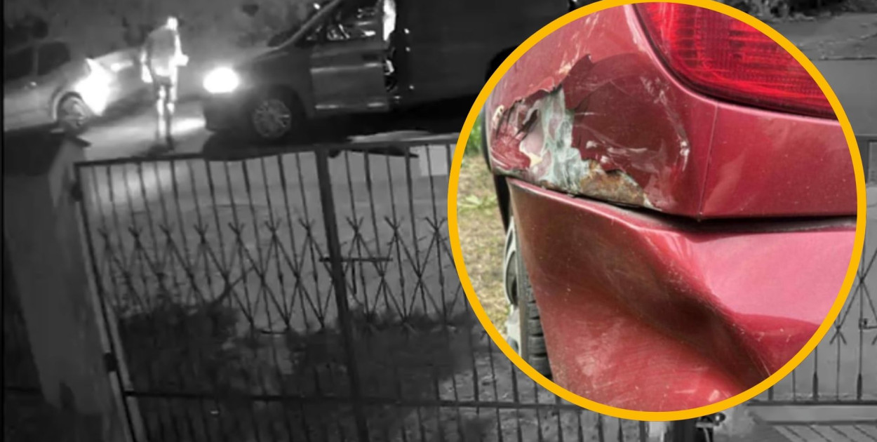 - Monitoring nagrał, że w citroena zaparkowanego przed domem uderzył volkswagen teddy lub dacia doker. Po kolizji z tego samochodu wysiadły dwie osoby, popatrzyły co się stało i odjechały, zostawiając moje auto uszkodzone - mówi poszkodowany. 