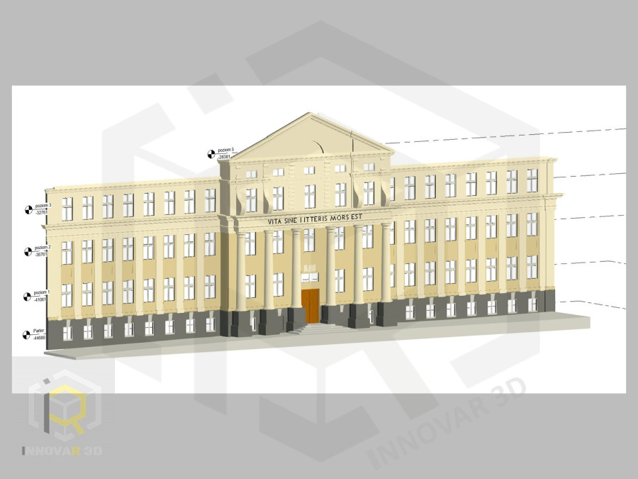 Fasady budynków Skan 3D Włocałwek | innovar.pl