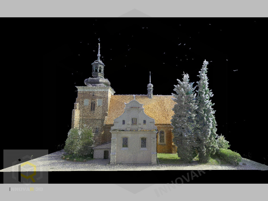 Chmura punktów skanowanie laserowe Włocawek | innovar.pl