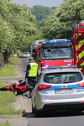 Wypadek z udziałem motocyklisty na Barskiej-20614