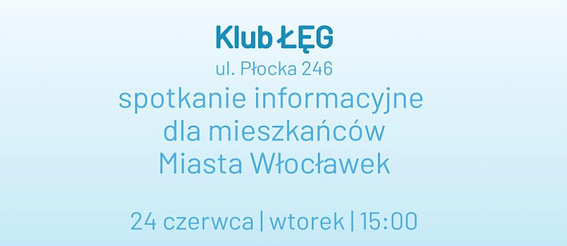 Spotkanie informacyjne dla mieszkańców Włocławka