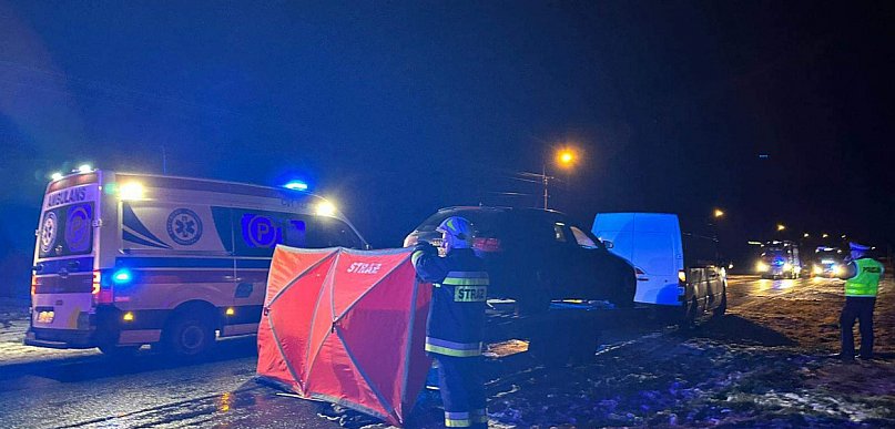 Laweta potrąciła 70-latka. Mężczyzna zginął na miejscu