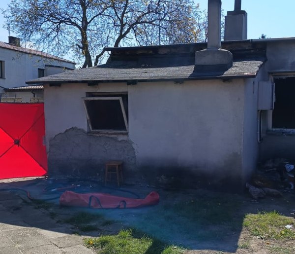 Pożar w Lubieniu Kujawskim. Nie żyje jedna osoba -66514