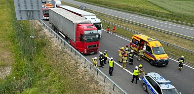 Próba samobójcza na A1 pod Włocławkiem? Autostrada zablokowana -68026