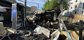 Pożar przy bulwarach. Spłonął uwielbiany food truck