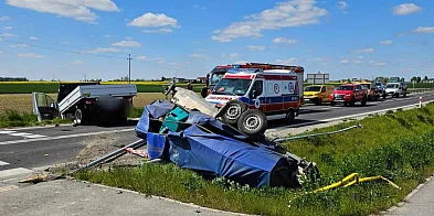 Obwodnica Lubrańca znów zablokowana. Kolejny wypadek w -79440