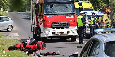 Policja ustaliła, kto zawinił na Barskiej. Sprawcą 27-letni motocyklista-79833