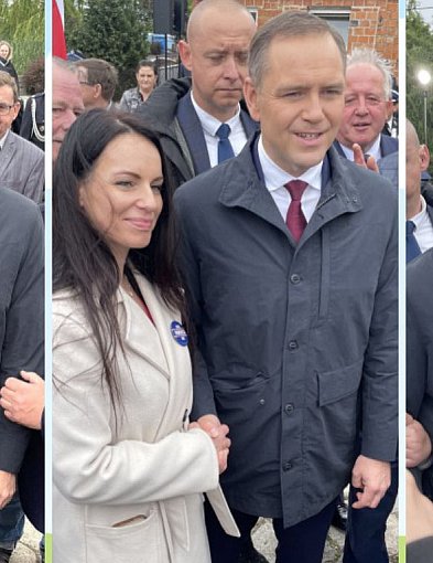 Ujęcia z wizyty. Mieszkańcy nie odpuszczali selfie z Nawrockim [FOTO]-79883