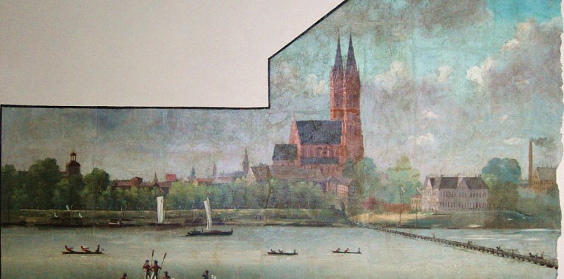 Ten widok kiedyś zdobił jedną z kamienic we Włocławku - 80604