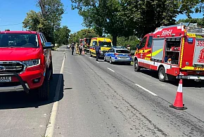 Starsza kobieta poparzona w pożarze. Na miejscu 7 zastępów straży-81241