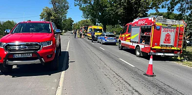 Starsza kobieta poparzona w pożarze. Na miejscu 7 zastępów straży-81241