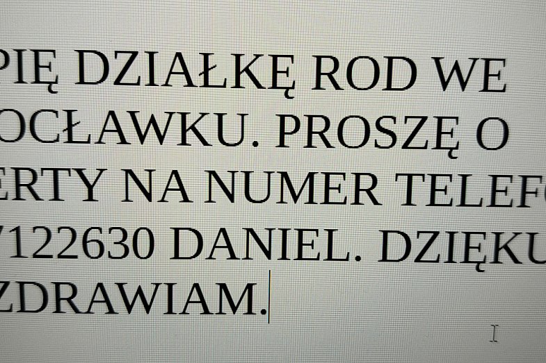 zdjecie ogloszenia
