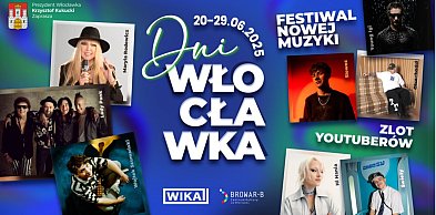Koncerty, teatr, jarmark – oto PROGRAM DNI WŁOCŁAWKA 2025