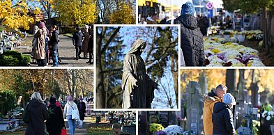 Ciepły i spokojny 1 listopada we Włocławku. Mieszkańcy ruszyli na groby