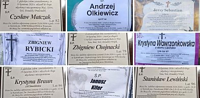 W mijającym tygodniu odeszli od nas [18 - 24 kwietnia]