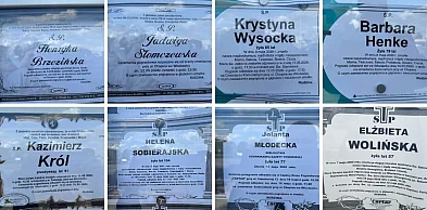 W mijającym tygodniu odeszli od nas [9 - 15 maja]