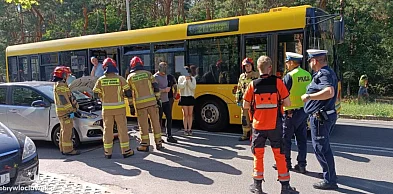 23-latka wjechała w autobus miejski.  Nie ustąpiła pierwszeństwa