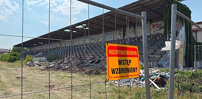 Znika symbol dawnego stadionu Włocłavii. Wiemy, co ma powstać w jego miejscu