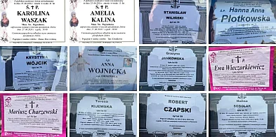 W tydzień blisko 40 pogrzebów. Znałeś te osoby? [NEKROLOGI 27.06 - 3.07]