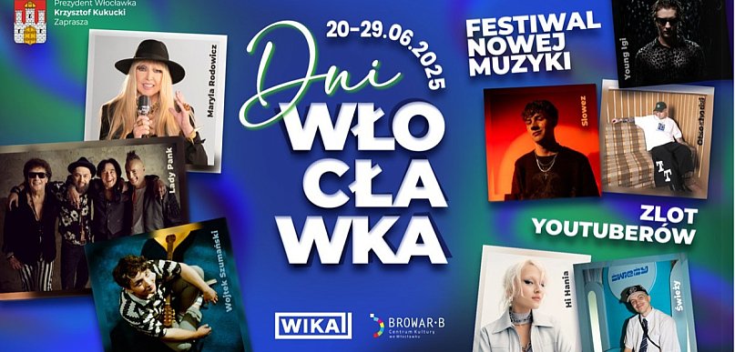 Koncerty, teatr, jarmark – oto PROGRAM DNI WŁOCŁAWKA 2025