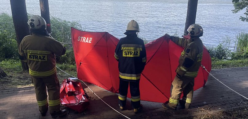 Kolejna tragedia nad wodą. Z jeziora wyłowiono ciało kobiety