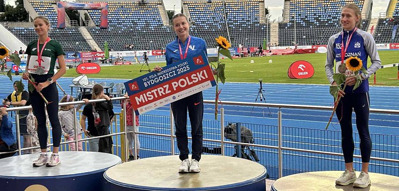 Rywalki tylko oglądały jej plecy. Włocławek ma mistrzynię Polski! 