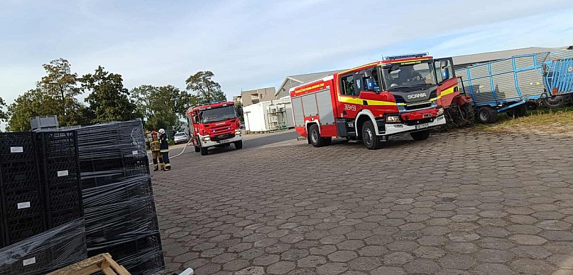 Pożar w suszarni ziół pod Włocławkiem. Straty są ogromne