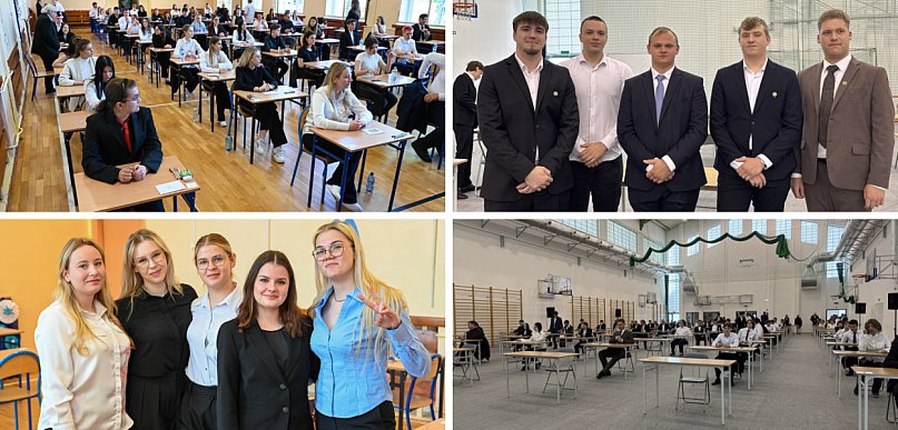 Matury ruszyły w całej Polsce. Tak było w "Chemiku" i ZST [FOTO]