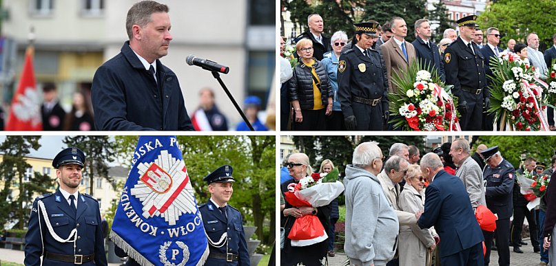 Uroczystości na Placu Wolności. Włocławek uczcił Dzień Zwycięstwa [FOTO]