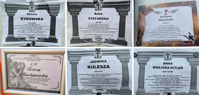 W mijającym tygodniu odeszli od nas [31 maj - 6 czerwiec]